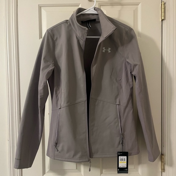 Womens Zip Up Water repellent jacket New With Tags Purple - Picture 4 of 8